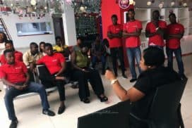 Performance review meeting held at Tekled Trading & Manufacturing Co. Ltd. by Global Plus Gh Ltd
