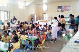 Independence Engagement activity organized for parents and students of Sunbeam Montessori by Global Plus Ghana Ltd