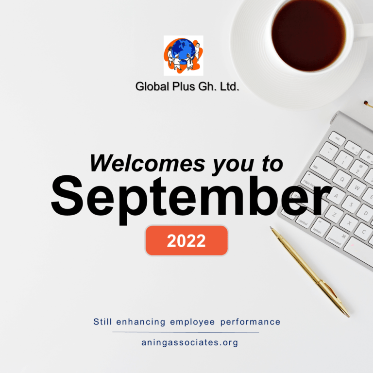 Welcome to the month of September